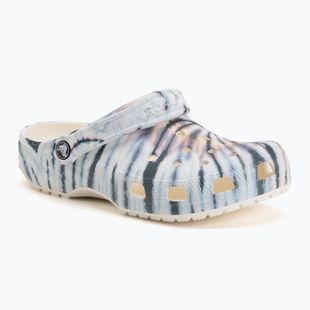 Klapki Crocs Classic Tie Dye chalk/multi