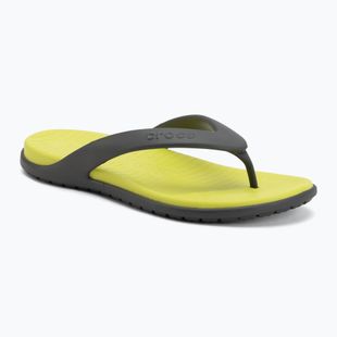 Japonki Crocs Coast Flip slate grey/citrus