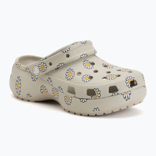 Klapki damskie Crocs Classic Platform Floral meteor