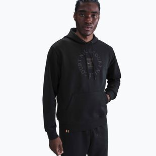 Bluza tenisowa męska Nike Court Dri-Fit Heritage French Terry Hoodie black/anthracite