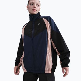 Kurtka damska Nike Sportswear Oversized midnight navy/black/particle pink/sail