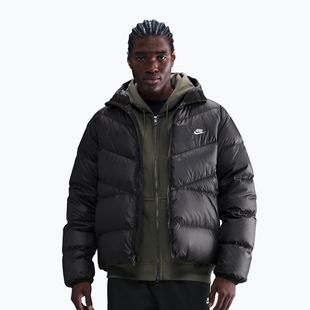 Kurtka puchowa męska Nike Windrunner black/black/white