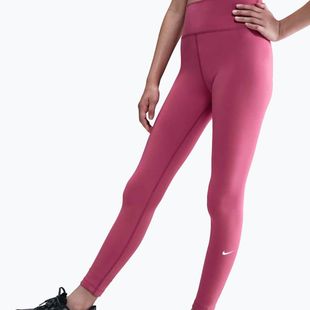 Legginsy dziecięce Nike One Dri-Fit High-Waisted sweet beet/white