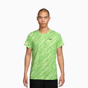 Koszulka tenisowa męska Nike Court Dri-Fit Victory Print mean green/black