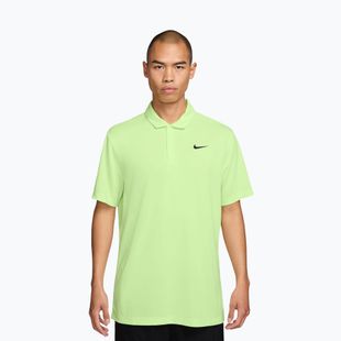 Koszulka tenisowa męska Nike Court Dri-Fit Polo Solid light liquid lime/black