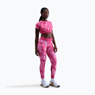 Legginsy treningowe damskie Nike Pro Mid-Rise 7/8 rush pink/pink foam/white
