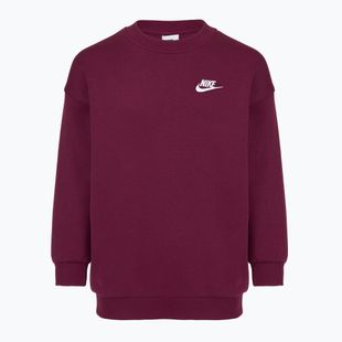 Bluza dziecięca Nike Sportswear Club Fleece bordeaux/white