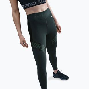 Legginsy treningowe damskie Nike Pro Sculpt High-Waisted 7/8 seaweed/vintage green/white