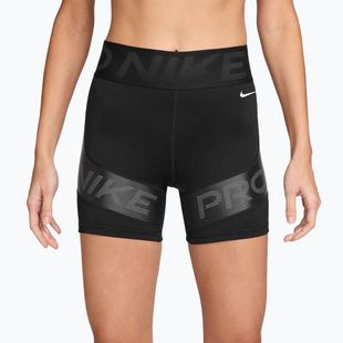 Spodenki damskie Nike Pro Sculpt High Waisted 5" Biker black/anthracite/white
