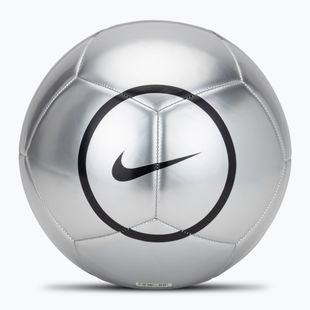 Piłka do piłki nożnej Nike Academy T90 Metallic '26 metallic silver/black/black rozmiar 5