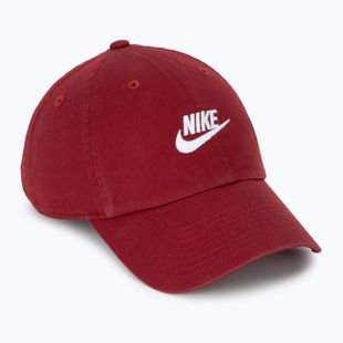 Czapka z daszkiem Nike Club Unstructured Futura Wash team crimson/white