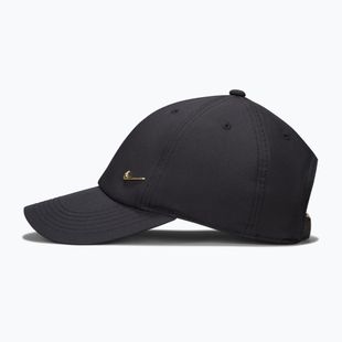Czapka z daszkiem dziecięca Nike Dri-FIT Club black/flt gold