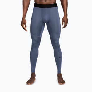 Legginsy treningowe męskie Nike Pro Dri-Fit Tight Fitness diffused blue/black