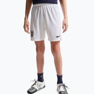 Spodenki piłkarskie dziecięce Nike England 2026 Stadium Home white/speed red/obsidian/obsidian