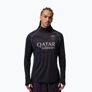 Longsleeve piłkarski męski Nike Paris Saint-Germain Strike Elite SE Aerogami Shell Top black/black/atmosphere grey