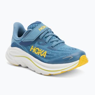Buty do biegania dziecięce HOKA Clifton 10 alpine blue/foggy night