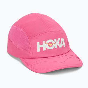 Czapka z daszkiem HOKA Run electric rose