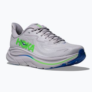 Buty do biegania męskie HOKA Clifton 10 ash grey/neon green