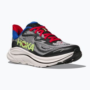 Buty do biegania dziecięce HOKA Clifton 10 foggy grey/black