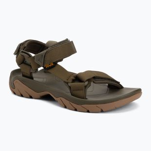 Sandały męskie Teva Terra Fi 5 Universal dark olive/honey brown