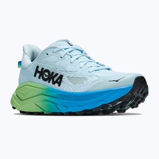 Buty do biegania damskie HOKA Challenger 8 glimmering blue/tart apple