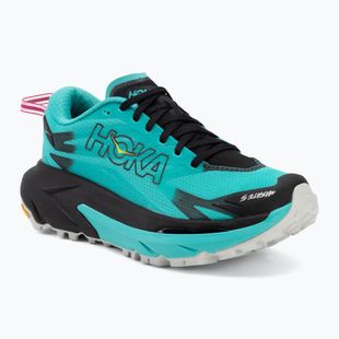 Buty do biegania damskie HOKA Mafate 5 black/electric aqua