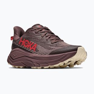 Buty do biegania damskie HOKA Challenger 8 GTX black/varsity burgundy