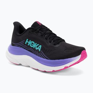 Buty do biegania damskie Hoka Clifton 11 black/neon nebula