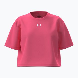 Koszulka dziecięca Under Armour Rival pink