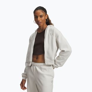 Bluza treningowa damska Under Armour Icon Vida Fleece FZ summit white/summit white