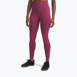 Legginsy treningowe damskie Under Armour Vanish Seamless fuchsia dusk/dark maroon/dark maroon