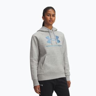Bluza damska Under Armour Rival Feelce Shimmer Hoody mod gray light heather/iridescent