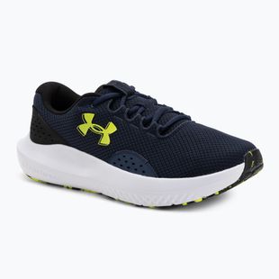 Buty do biegania męskie Under Armour Charged Surge 4 washed navy/black/high vis yellow