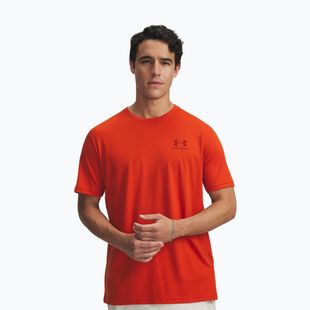 Koszulka męska Under Armour Sportstyle Left Chest surplus orange/cinna red