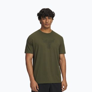 Koszulka treningowa męska Under Armour Project Rock Payoff Graphic expedition green/black
