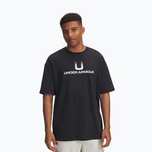 Koszulka męska Under Armour Logo Heayweight black/white
