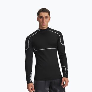 Longsleeve treningowy męski Under Armour Cold Weather Grid black/black/white