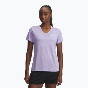 Koszulka treningowa damska Under Armour Tech V-Twist transparent/white