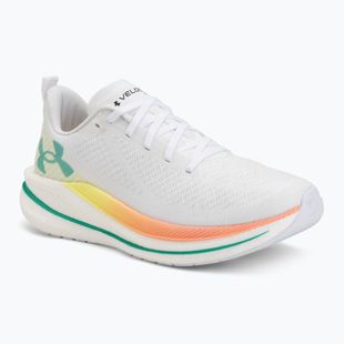 Buty do biegania damskie Under Armour Velociti SPD white/orange bloc/metallic silver