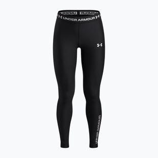 Legginsy dziecięce Under Armour HeatGear Graphic Leggings black/white