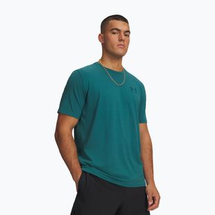 Koszulka męska Under Armour Sportstyle Left Chest rack green/arden green