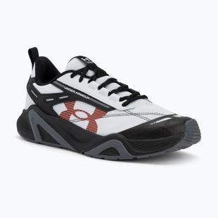Buty treningowe męskie Under Armour Charged Commit TR 5 white/black/venom red