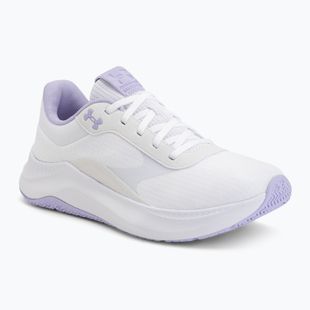Buty treningowe damskie Under Armour Aurora 3 white/white/purple crest