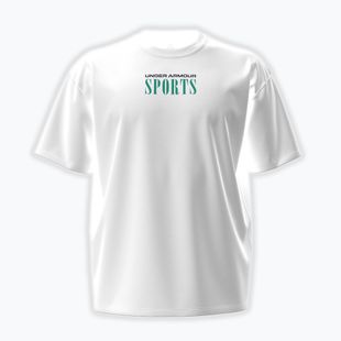 Koszulka treningowa męska Under Armour Heavyweight Sports white/midnight navy