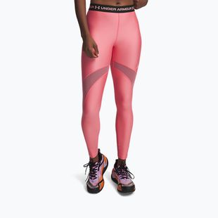Legginsy treningowe damskie Under Armour HeatGear Mesh bittersweet pink/posh pink