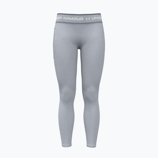 Legginsy damskie Under Armour Tech Branded halo gray/orange bloc/white