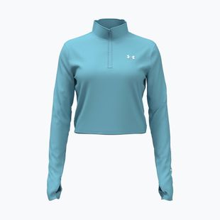 Longsleeve treningowy damskiUnder Armour Tech Branded 1/2 Zip blue haze/lumos lime/white