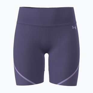 Spodenki treningowe damskie Under Armour Vanish Seamless purple luxe/purple crest/purple crest