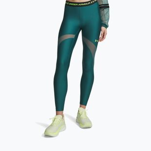 Legginsy treningowe męskie Under Armour HeatGear Mesh rack green/hyper green