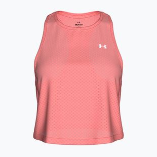 Koszulka treningowa damska Under Armour Tech Sport Mesh Crop Tank posh pink/white